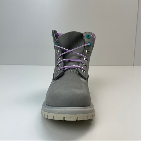 Timberland Premium 6in Waterproof Boot Grey Nubuck - Picture 2 of 7